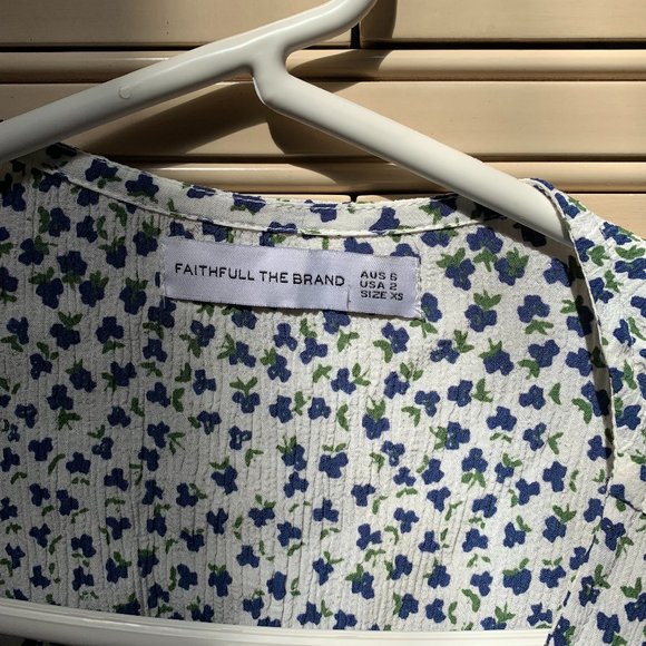 Faithful the Brand Printed Short Sleeve Cropped Top - Picture 4 of 6